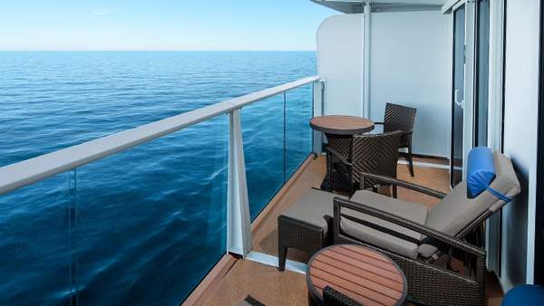 Odyssey of the Seas Grand Suite - 1 Bedroom (GS) balcony, photo 1 of 2