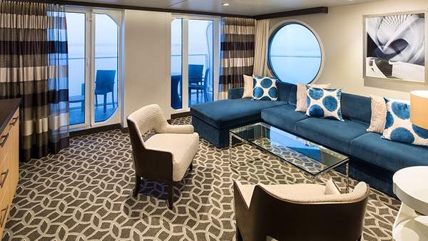 Odyssey of the Seas Grand Suite - 2 Bedroom (GT) living area, photo 1 of 3 Odyssey of the Seas Grand Suite - 2 Bedroom (GT) living area, photo 1 of 3