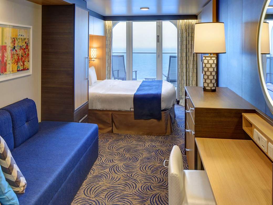 Ovation of the Seas Ocean View Balcony (1D) cabin, photo 1 of 4