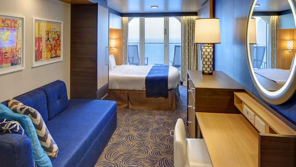 Ovation of the Seas Ocean View Balcony (1D) cabin, photo 1 of 4 Ovation of the Seas Ocean View Balcony (1D) cabin, photo 1 of 4