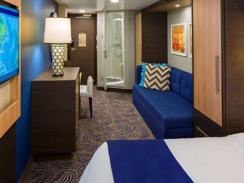 Ovation of the Seas Obstructed Ocean View Balcony (1E) cabin, photo 2 of 3 Ovation of the Seas Obstructed Ocean View Balcony (1E) cabin, photo 2 of 3