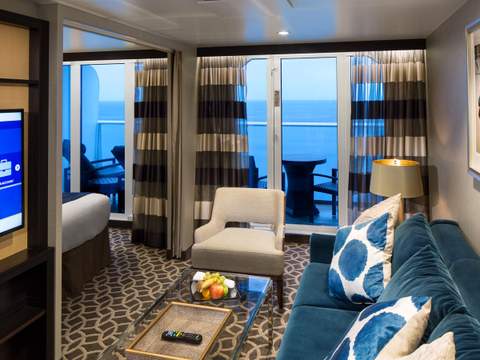 Ovation of the Seas Grand Suite with Large Balcony - 1 Bedroom (GB) living area