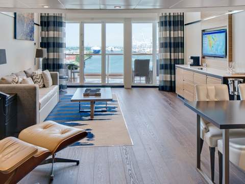 Ovation of the Seas Grand Loft Suite (GL) living area, photo 2 of 3 Ovation of the Seas Grand Loft Suite (GL) living area, photo 2 of 3