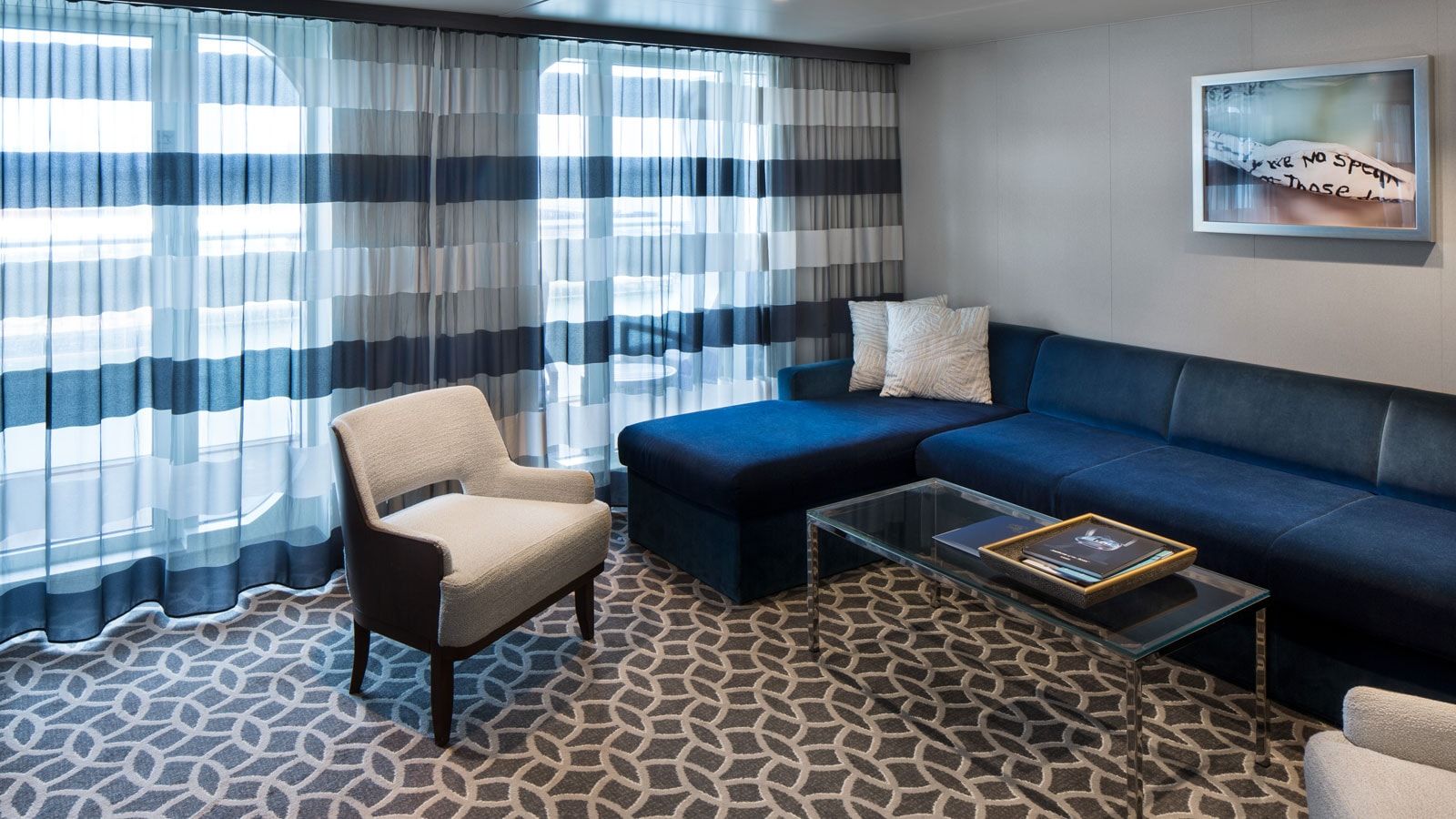 Ovation of the Seas Grand Suite - 2 Bedroom (GT) living area, photo 1 of 2
