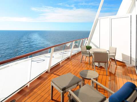 Ovation of the Seas Owner's Loft Suite (OL) balcony