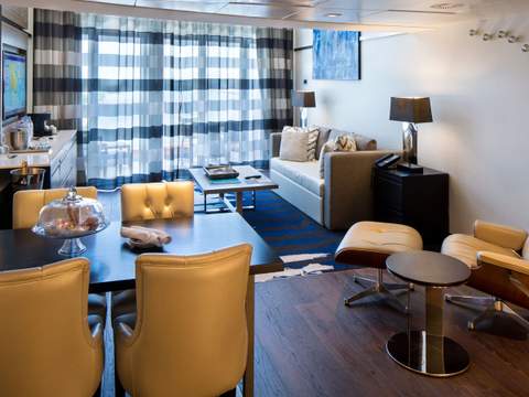 Ovation of the Seas Sky Loft Suite (SL) living area, photo 1 of 4 Ovation of the Seas Sky Loft Suite (SL) living area, photo 1 of 4