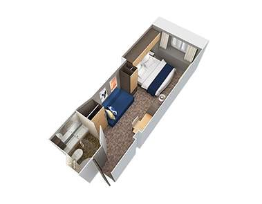 Anthem of the Seas Spacious Ocean View (3M) floor plan Anthem of the Seas Spacious Ocean View (3M) floor plan