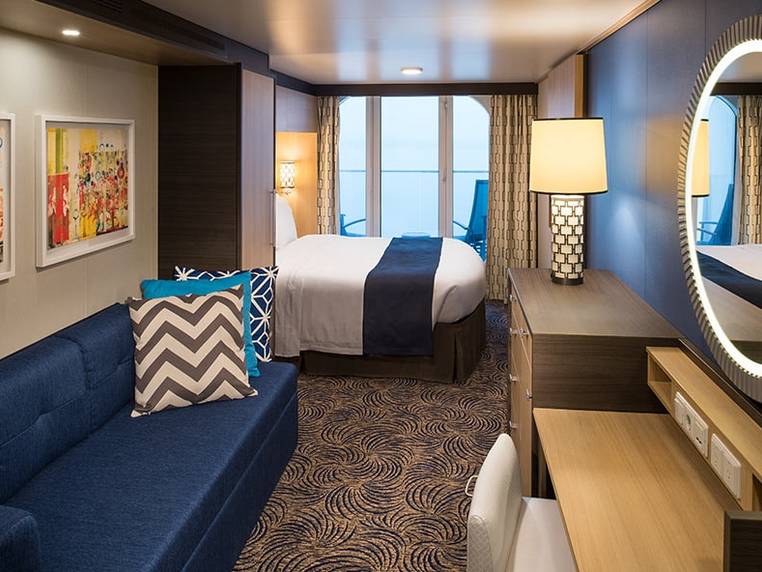 Quantum of the Seas Ocean View Balcony (1D) cabin, photo 1 of 4