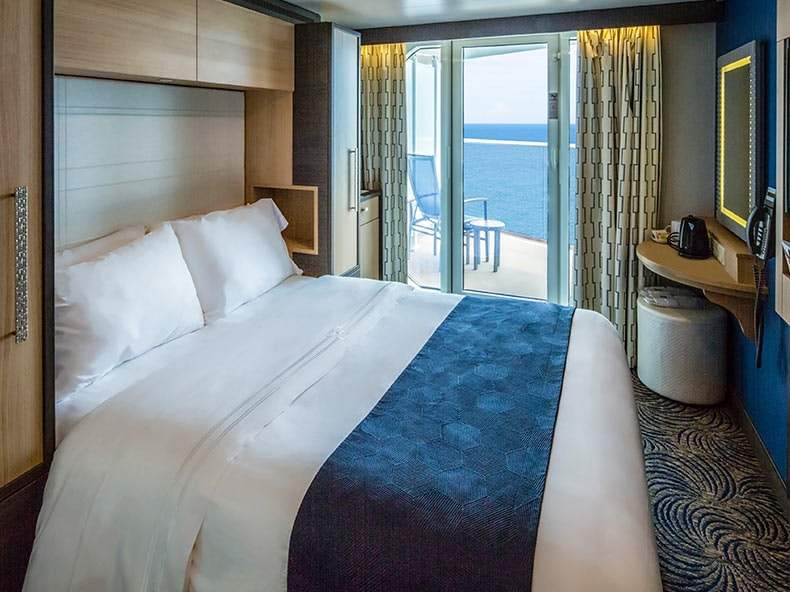 Quantum of the Seas Studio Ocean View Balcony (2F) cabin, photo 1 of 3