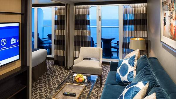 Quantum of the Seas Grand Suite with Large Balcony - 1 Bedroom (GB) living area