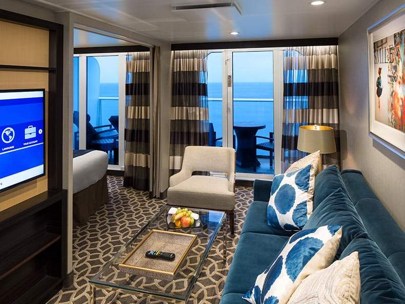 Quantum of the Seas Grand Suite with Large Balcony - 1 Bedroom (GB) living area Quantum of the Seas Grand Suite with Large Balcony - 1 Bedroom (GB) living area