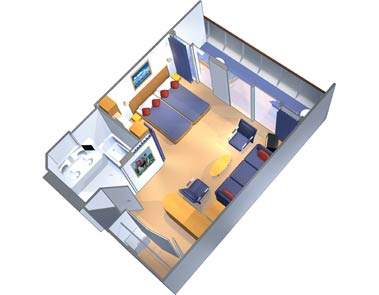 Serenade of the Seas Grand Suite - 1 Bedroom (GS) floor plan Serenade of the Seas Grand Suite - 1 Bedroom (GS) floor plan