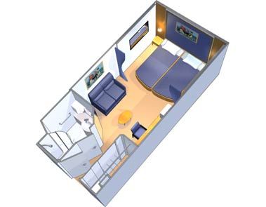 Serenade of the Seas Interior (2V) floor plan