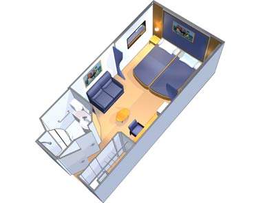 Serenade of the Seas Interior (2V) floor plan Serenade of the Seas Interior (2V) floor plan