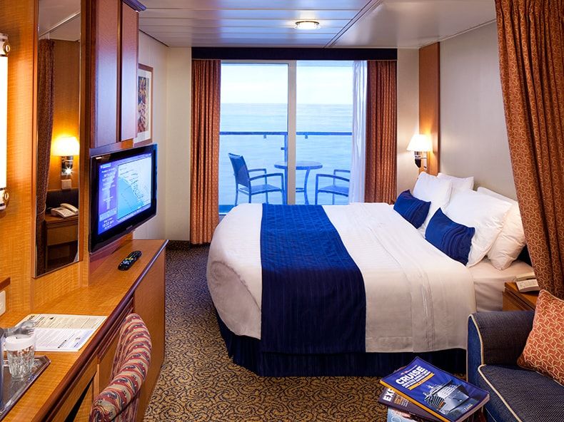 Radiance of the Seas Ocean View Balcony (2D) cabin, photo 1 of 3