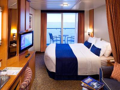 Representative photo: Radiance of the Seas Ocean View Balcony cabin