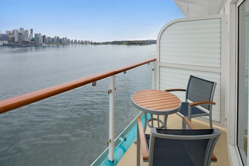 Radiance of the Seas Ocean View Balcony (3D) balcony