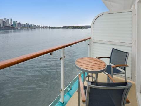 Radiance of the Seas Ocean View Balcony (3D) balcony