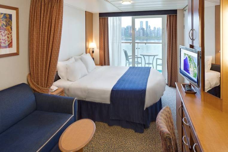 Radiance of the Seas Ocean View Balcony (3D) cabin, photo 4 of 4
