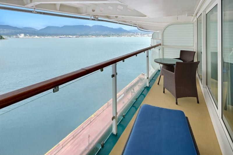 Radiance of the Seas Grand Suite - 1 Bedroom (GS) balcony