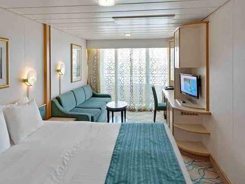 Rhapsody of the Seas Spacious Ocean View Balcony (3B) cabin, photo 1 of 2