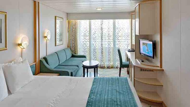 Rhapsody of the Seas Spacious Ocean View Balcony (1B) cabin, photo 1 of 2 Rhapsody of the Seas Spacious Ocean View Balcony (1B) cabin, photo 1 of 2