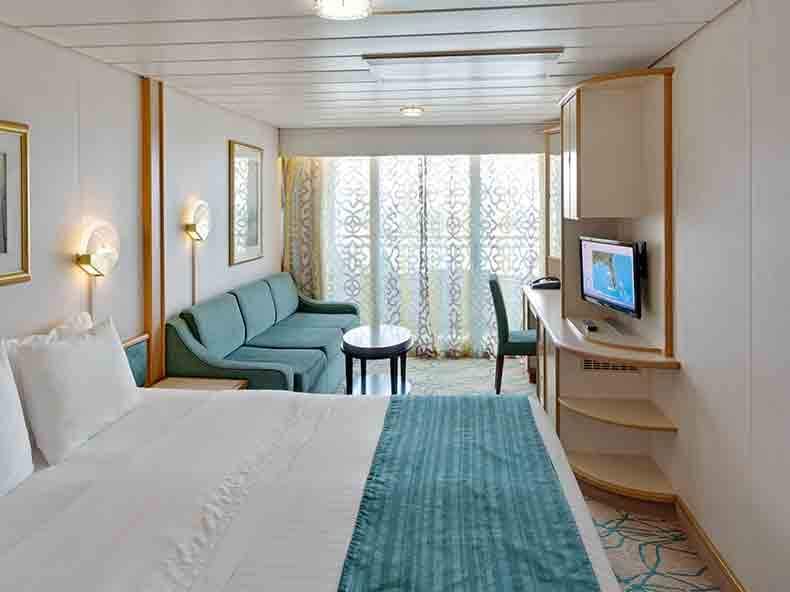 Rhapsody of the Seas Spacious Ocean View Balcony (1B) cabin, photo 1 of 2 Rhapsody of the Seas Spacious Ocean View Balcony (1B) cabin, photo 1 of 2