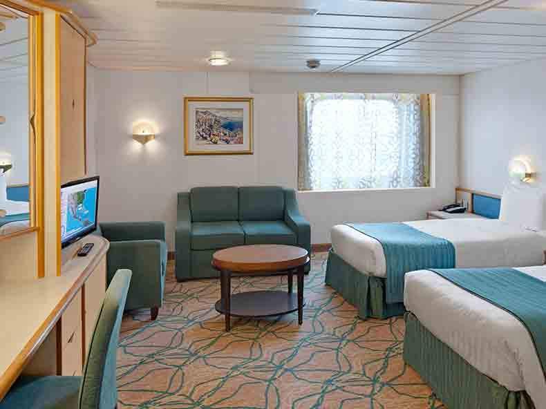 Rhapsody of the Seas Spacious Ocean View - Accessible (1N) cabin, photo 1 of 4 Rhapsody of the Seas Spacious Ocean View - Accessible (1N) cabin, photo 1 of 4