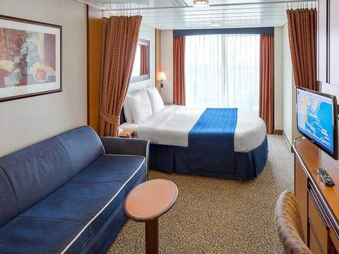 Serenade of the Seas Spacious Ocean View Balcony (1B) cabin, photo 1 of 2