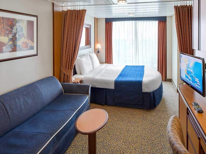 Serenade of the Seas Spacious Ocean View Balcony (1B) cabin, photo 1 of 2