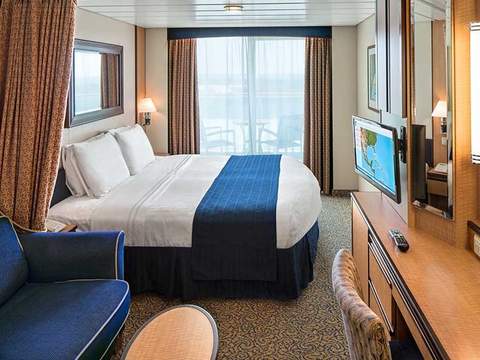 Serenade of the Seas Ocean View Balcony (4D) cabin, photo 1 of 3