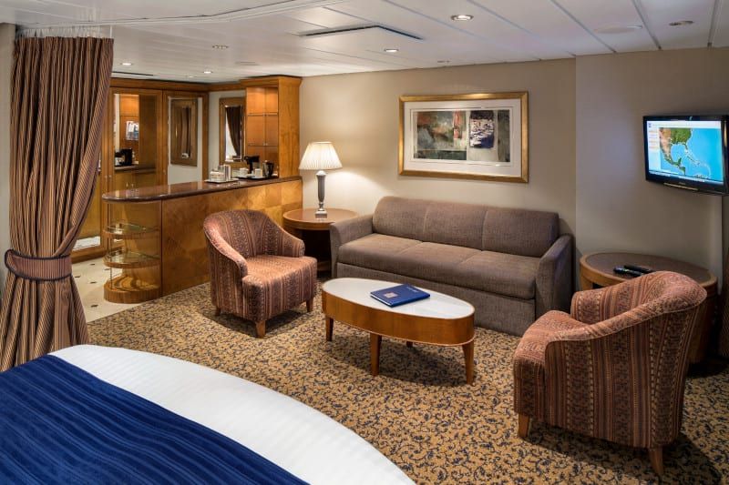 Serenade of the Seas Grand Suite - 1 Bedroom (GS) living area, photo 6 of 6
