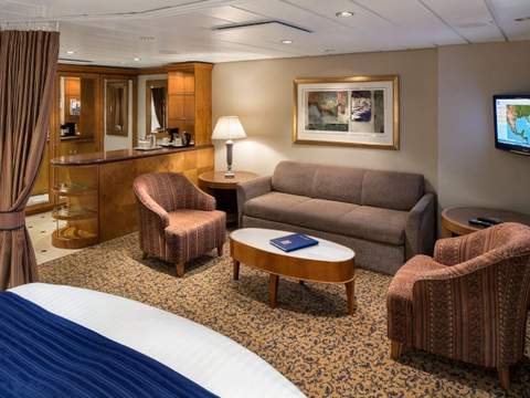 Serenade of the Seas Grand Suite - 1 Bedroom (GS) living area, photo 6 of 6