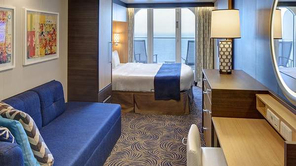 Spectrum of the Seas Ocean View Balcony (1D) cabin, photo 1 of 3