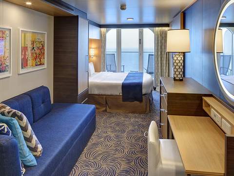 Spectrum of the Seas Ocean View Balcony (4D) cabin, photo 1 of 3