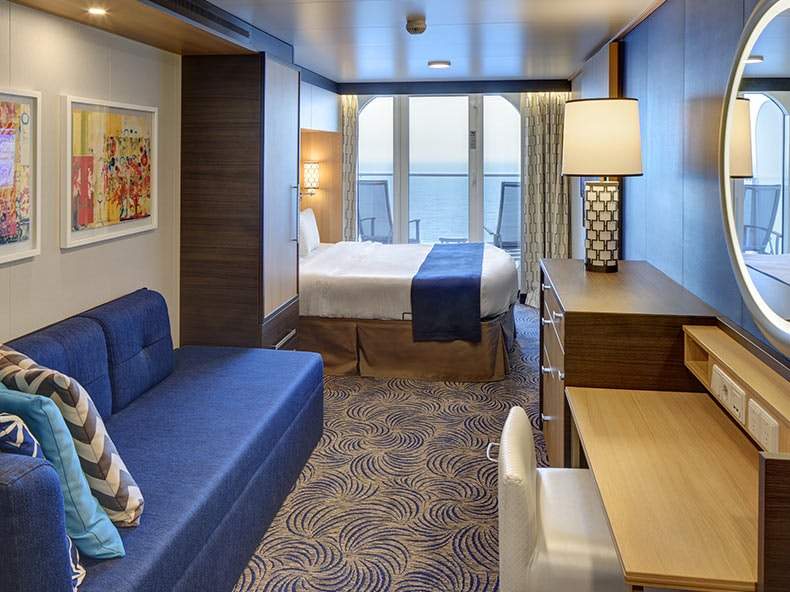 Spectrum of the Seas Ocean View Balcony (4D) cabin, photo 1 of 3