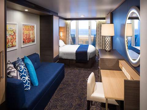 Representative photo: Spectrum of the Seas Obstructed Ocean View Balcony cabin