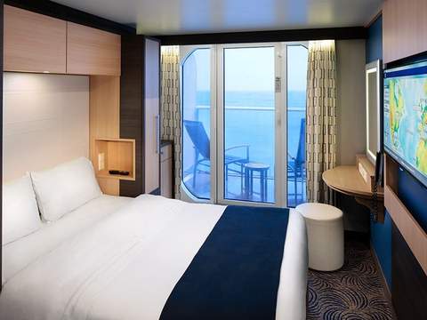 Spectrum of the Seas Studio Ocean View Balcony (2F) cabin, photo 1 of 3 Spectrum of the Seas Studio Ocean View Balcony (2F) cabin, photo 1 of 3