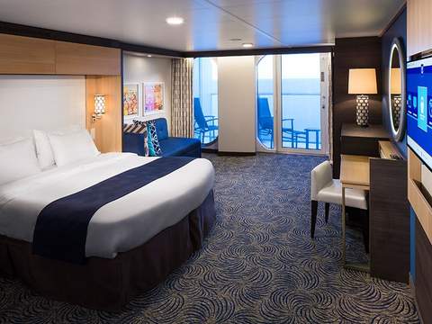 Spectrum of the Seas Connecting Ocean View Balcony (CB) cabin, photo 1 of 2