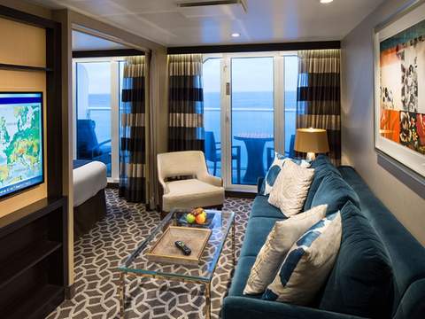 Spectrum of the Seas Grand Suite - 1 Bedroom (GS) living area, photo 1 of 5 Spectrum of the Seas Grand Suite - 1 Bedroom (GS) living area, photo 1 of 5