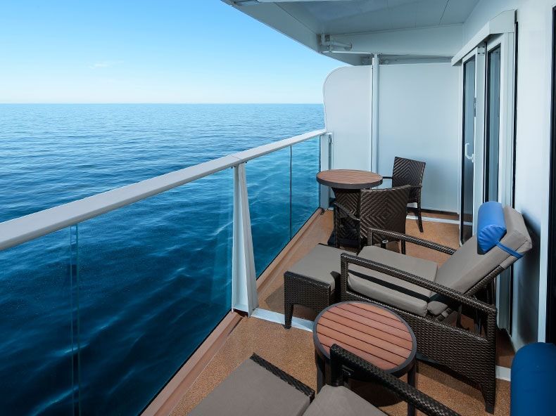 Spectrum of the Seas Grand Suite - 1 Bedroom (GS) balcony