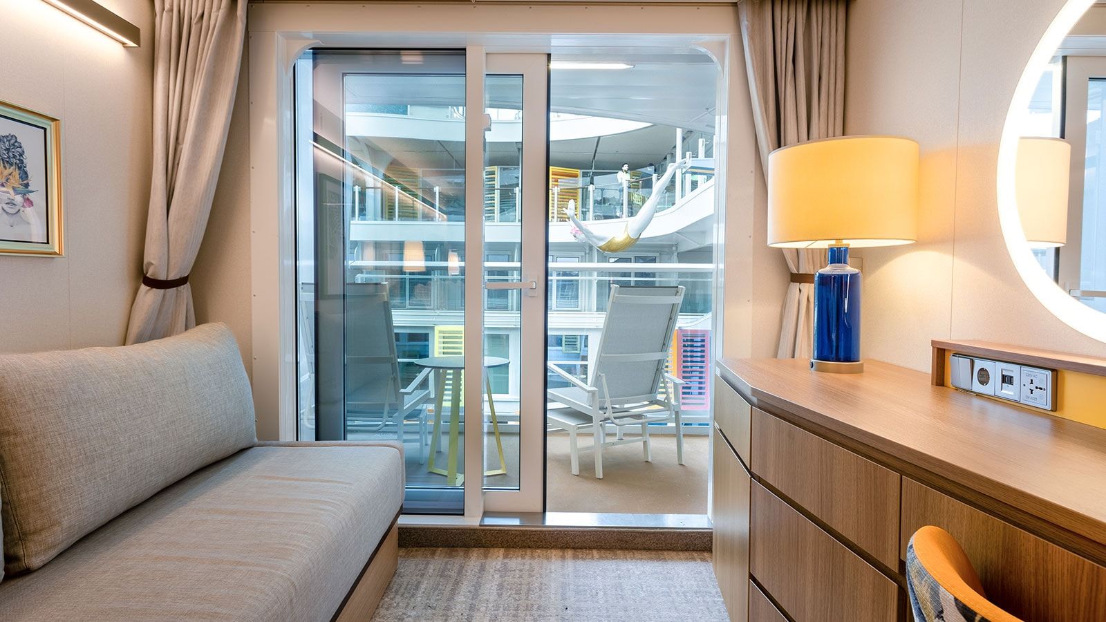 Star of the Seas Central Park View Balcony (F1) cabin, photo 2 of 4