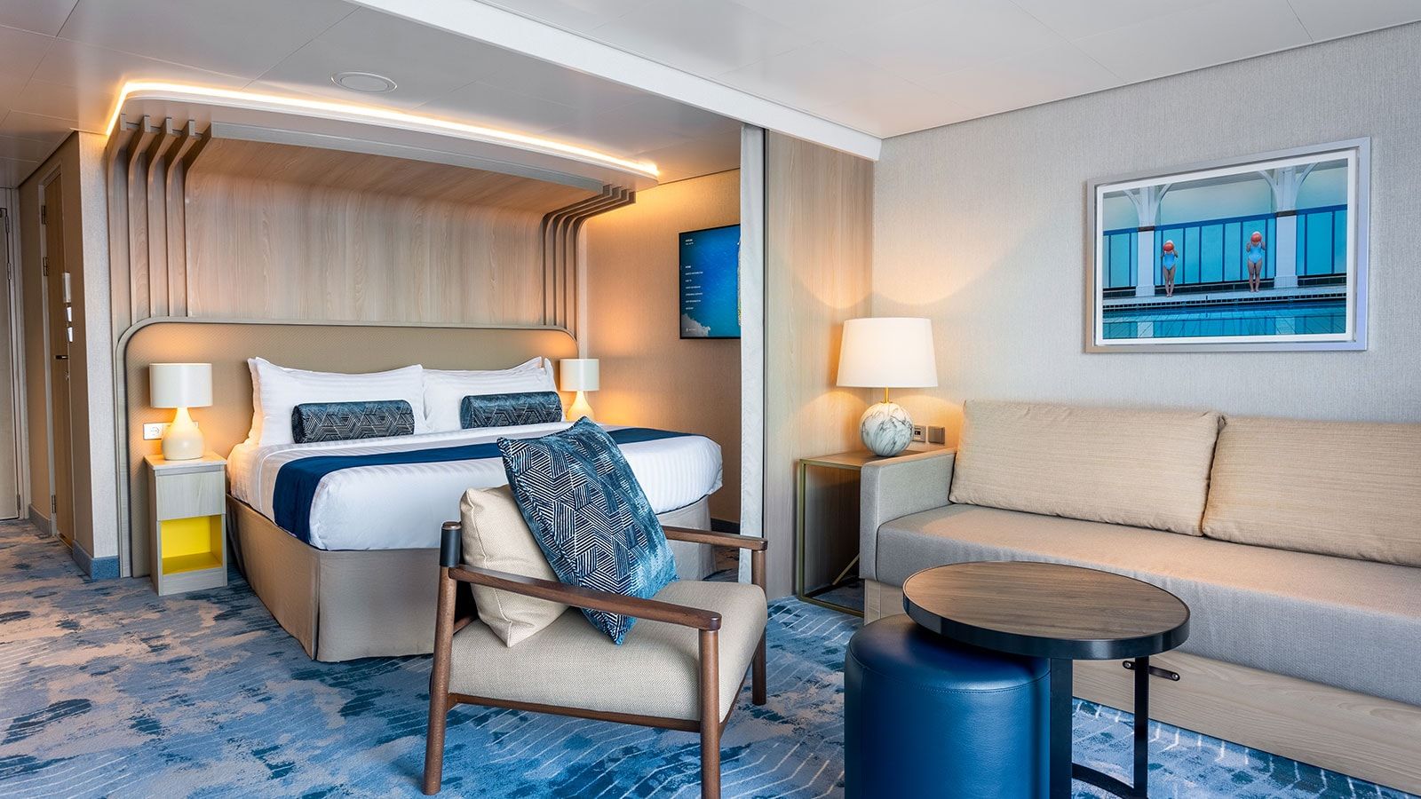 Star of the Seas Grand Suite (GS) bedroom, photo 3 of 5