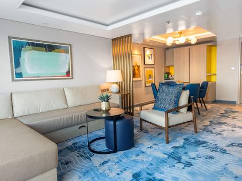 Star of the Seas Owner's Suite (OS) living area, photo 2 of 4