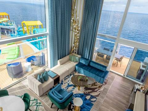 Star of the Seas Royal Loft Suite (RL) living area, photo 3 of 9