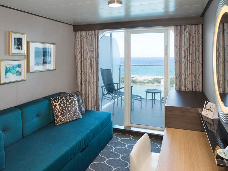 Symphony of the Seas Ocean View with Large Balcony (2C) cabin, photo 1 of 2