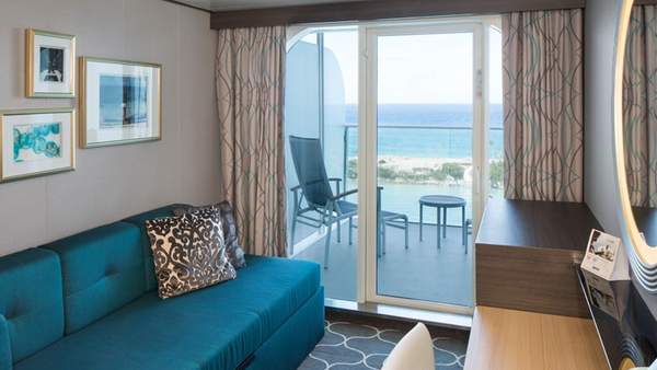 Symphony of the Seas Ocean View with Large Balcony (1C) cabin, photo 1 of 2