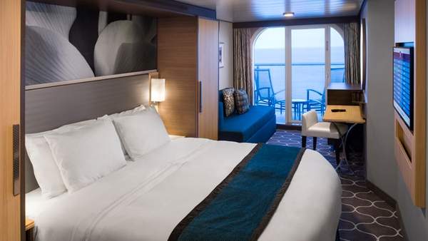 Symphony of the Seas Ocean View Balcony (3D) cabin, photo 1 of 3 Symphony of the Seas Ocean View Balcony (3D) cabin, photo 1 of 3