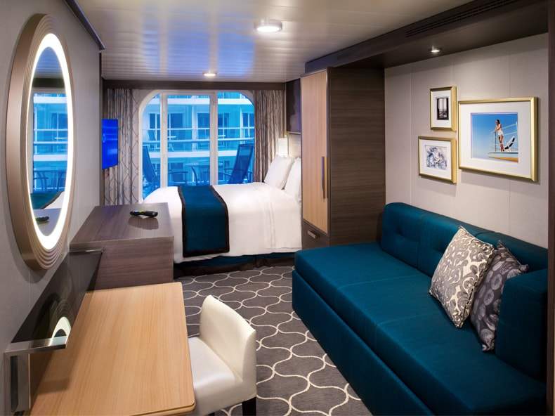 Symphony of the Seas Central Park View Balcony (1J) cabin, photo 1 of 2