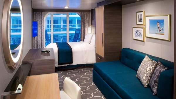Symphony of the Seas Central Park View Balcony (1J) cabin, photo 1 of 2 Symphony of the Seas Central Park View Balcony (1J) cabin, photo 1 of 2